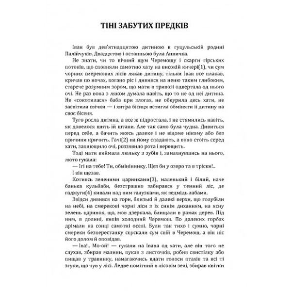 Тіні забутих предків. Intermezzo. Коцюбинський М. М. Центр учбової літератури