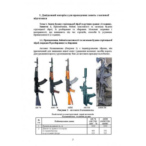 Вогнева підготовка. Центр учбової літератури