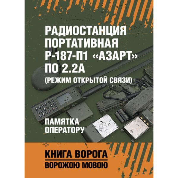 Радиостанция портативная Р-187-П1 «АЗАРТ» по 2. 2А (режим открытойсвязи). Памятка оператору. Центр учбової літератури