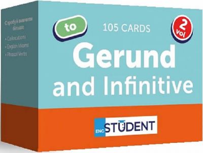 Картки для вивчення — GERUND AND INFINITIVE VOL.2. English Student