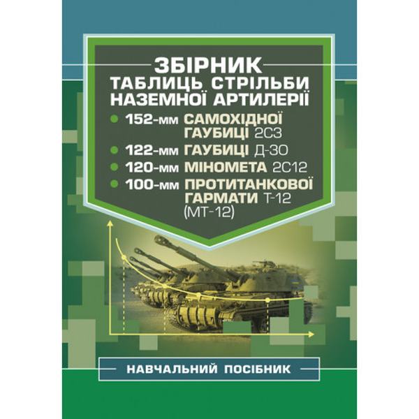 Збірник таблиць стрільби наземної артилерії. В. М. Петренко. Центр учбової літератури