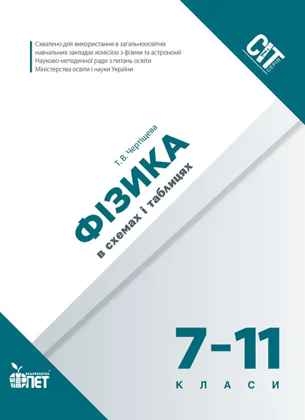 Фізика в схемах і таблицях. Чертіщева Т.В. ПЕТ