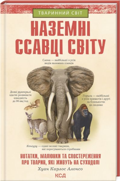 Наземні ссавці світу: нотатки, малюнки та спостереження про тварин, які живуть на суходолі. Клуб Сімейного Дозвілля