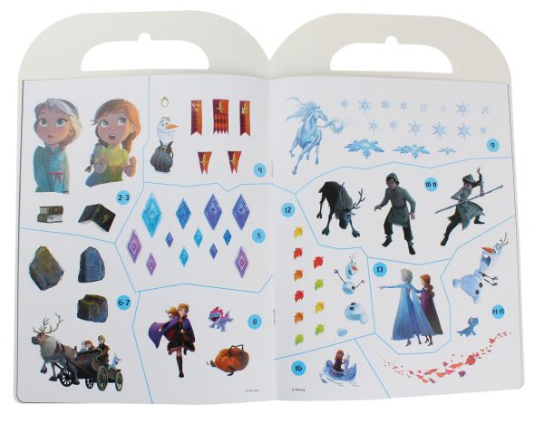 Дисней. Крижане серце 2. Світ наліпок. Чарівна книжка. Дисней книги. Ранок