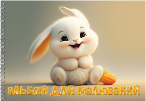 Альбом для малювання (Зайчик). Сім кольорів