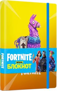 FORTNITE. Записна книжка А5 "Лама", інтегральна обкладинка, лінія. FORTNITE. Артбукс