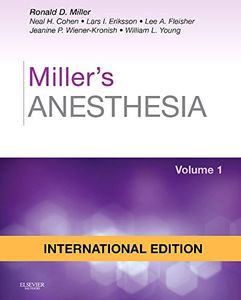 Miller's Anesthesia, International Edition, 8th Edition, 2 Volume Set