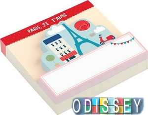 Shaped Memo Pads: Paris
