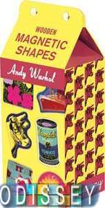 Wooden Magnetic Shapes: Andy Warhol