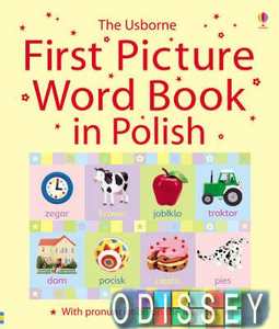 First Picture Word Book In Polish