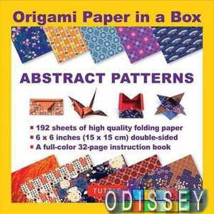 Origami Paper in a Box: Abstract Patterns