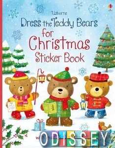 Dress the Teddy Bears for Christmas. Sticker Book