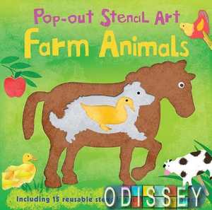 Pop-Out Stencil Art: Farm Animals