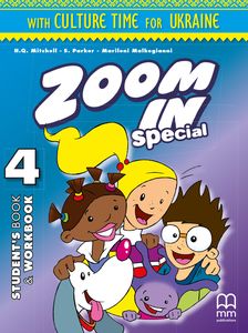 Zoom in 4 SB+WB with CD-ROM with Culture Time for Ukraine