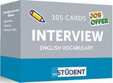 Картки для вивчення - Interview English Vocabulary. English Student